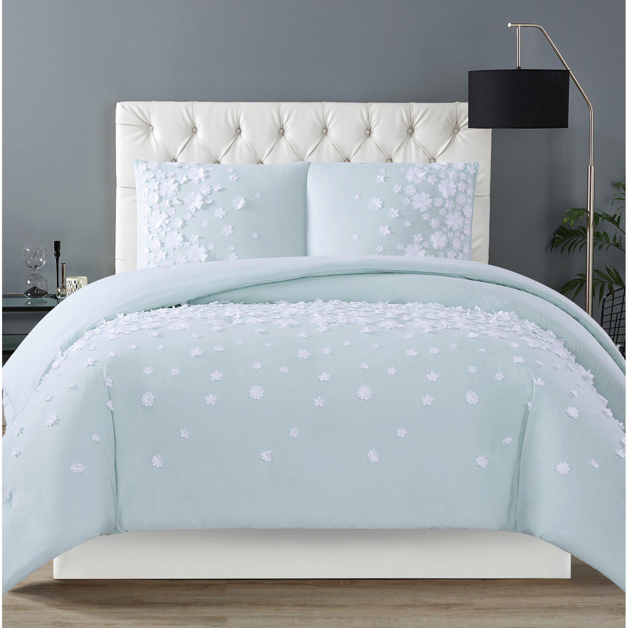 Photos - Bed Linen Christian Siriano NY Confetti Flowers 3-pc. Duvet Cover Set