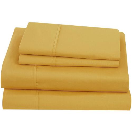 Brooklyn Loom Solid Cotton Percale Sheet Set