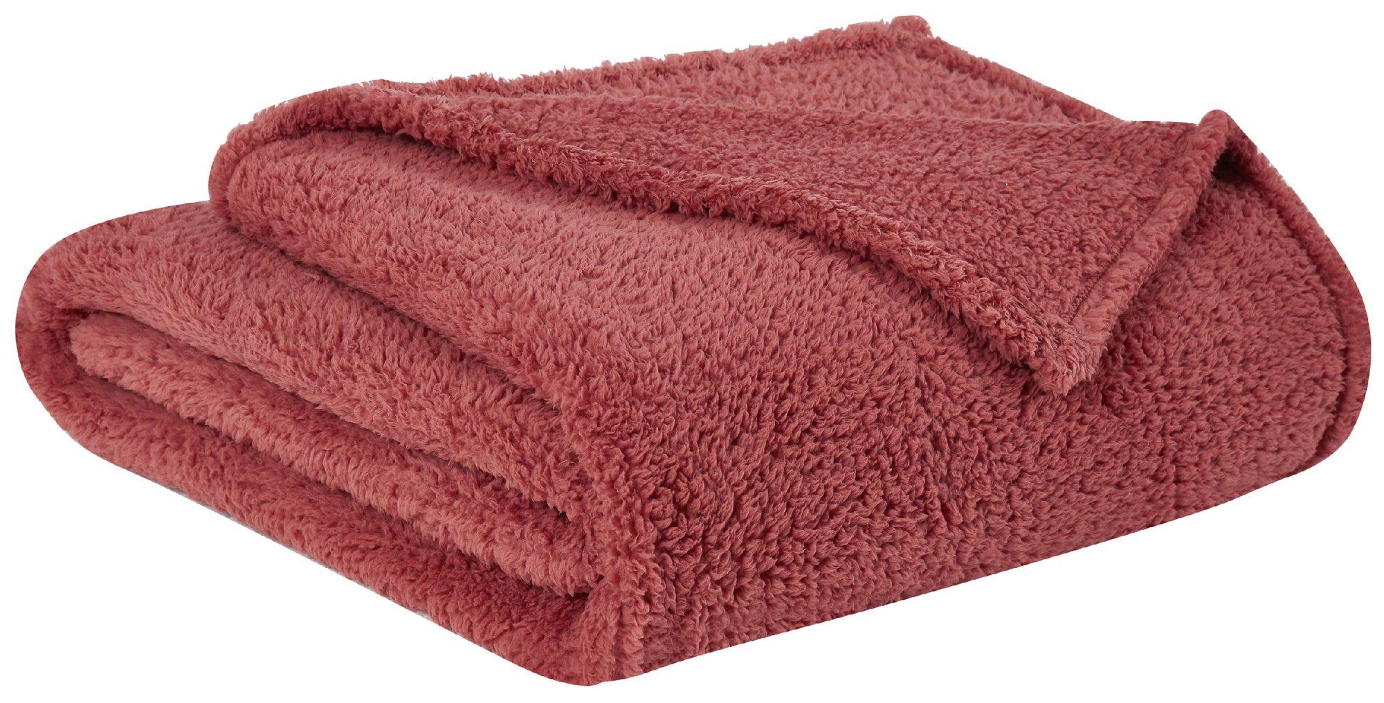 Brooklyn Loom Marshmallow Sherpa Throw Blanket