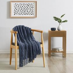 Woven Texture Solid Throw