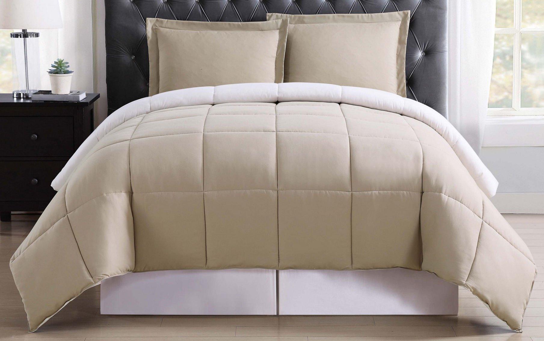 Truly Soft Everyday Solid Reversible Comforter Set