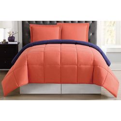 Truly Soft Everyday Solid Reversible Comforter Set