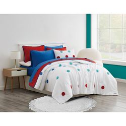 Crayola Fuzzy Dot Comforter Set