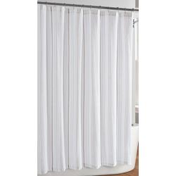 Warm Hearth Stripe Shower Curtain