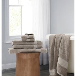 Brooklyn Loom Cotton Tencel 6 Piece Towel Set