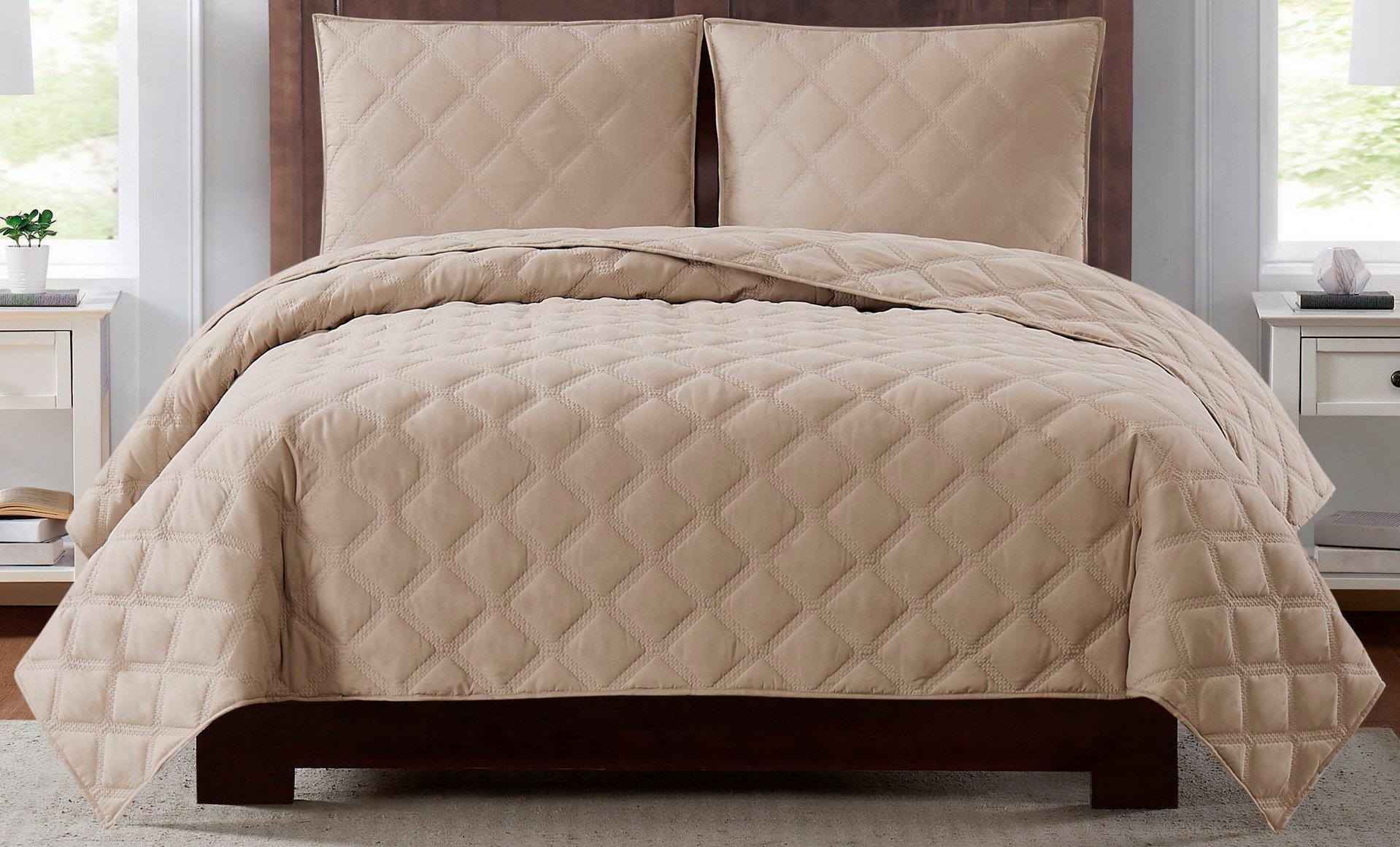 Everyday 3D Puff Quilted Quilt Set