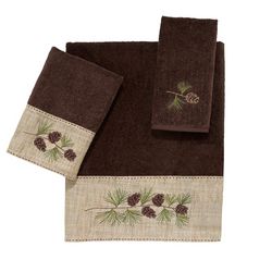Avanti Pine Branch Towel Collection