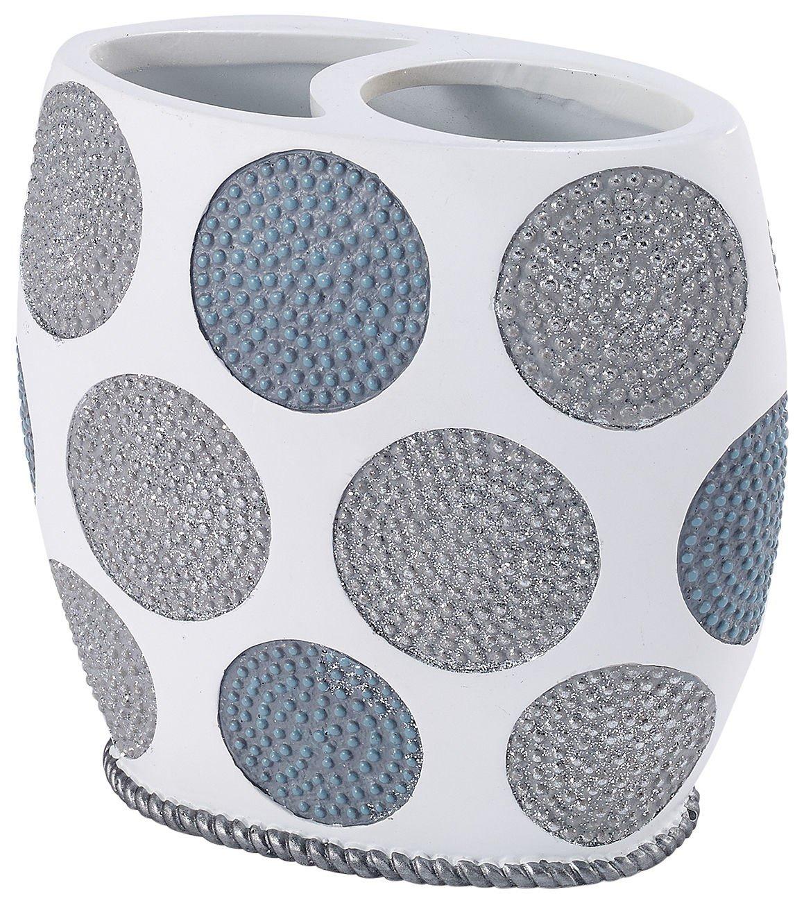 Dotted Circles Toothbrush Holder