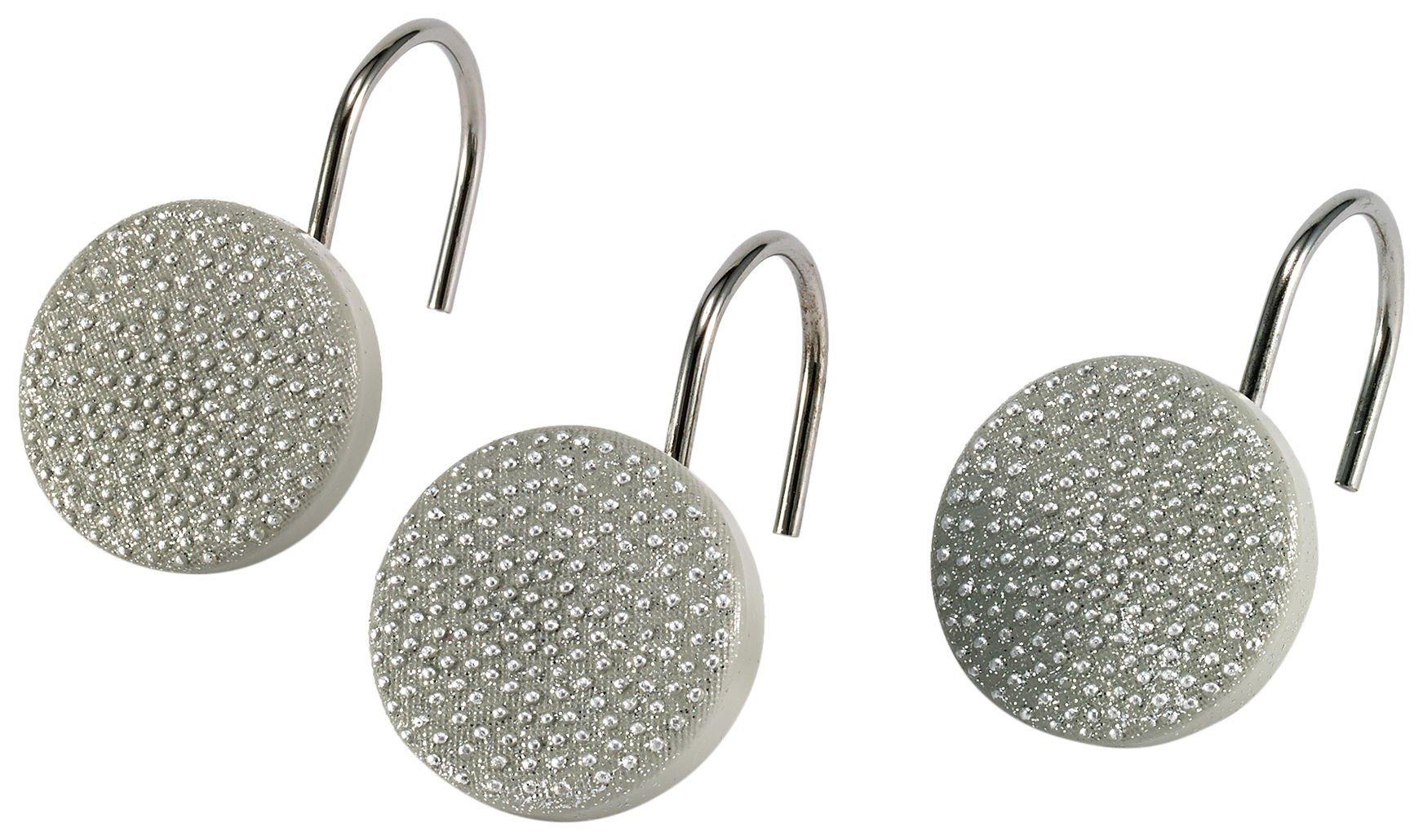 Dotted Circles 12-pc. Shower Curtain Hooks
