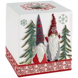 Christmas Gnomes Tissue Box Cover
