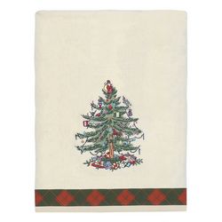 Spode Christmas Tree Tartan Towel Collection