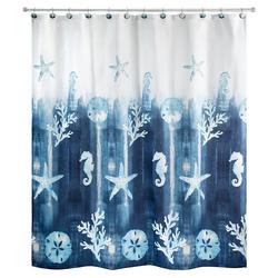 Batik Coastal Shower Curtain