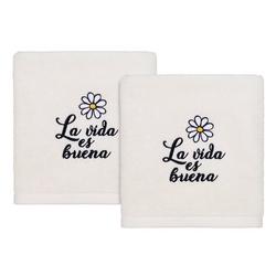 Latin Sentiments Life is Good 2pk Hand Towels