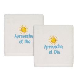 Latin Sentiments Seize the Day 2pk Hand Towel
