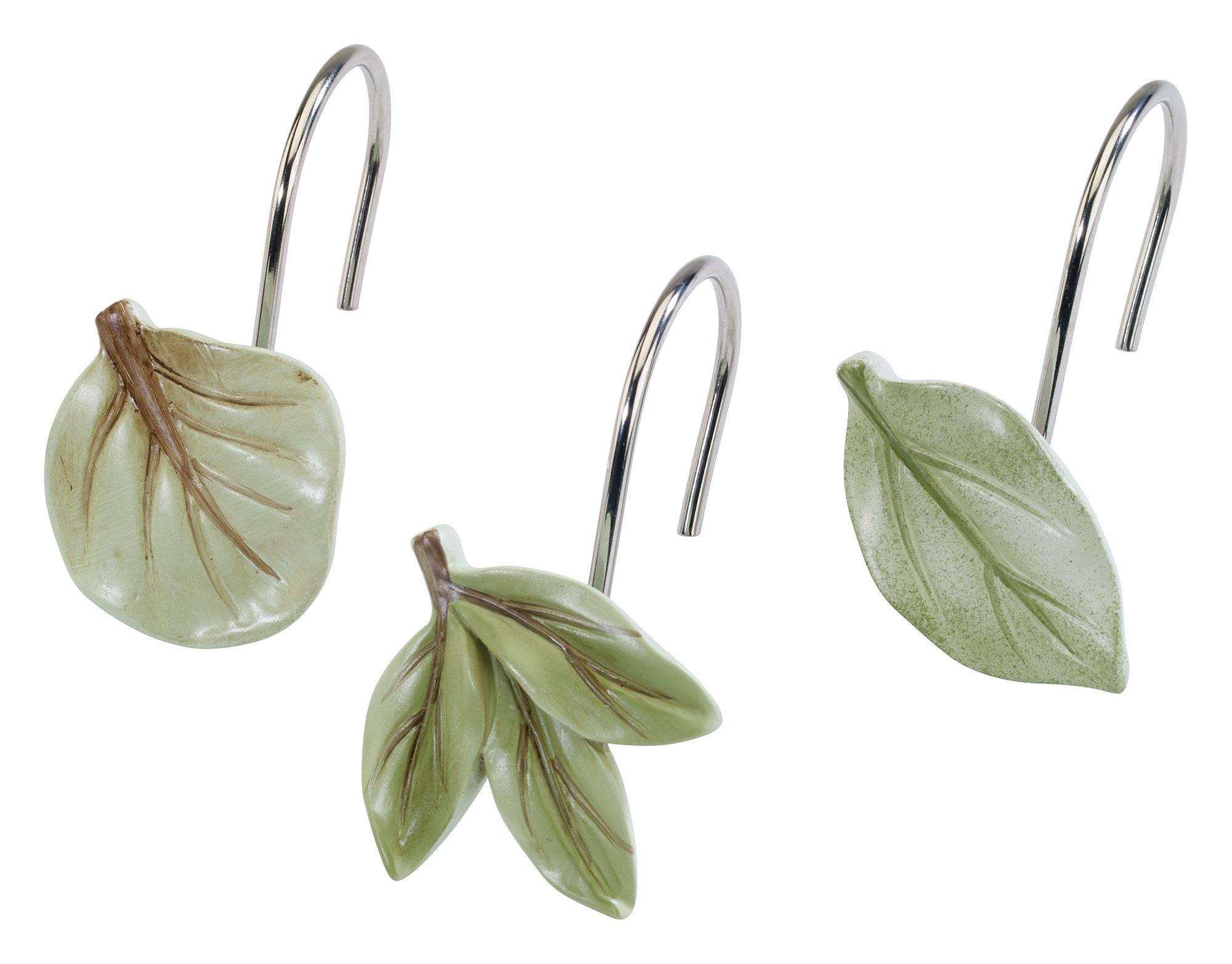 Avanti Ombre Leaves 12-pc. Shower Curtain Hooks