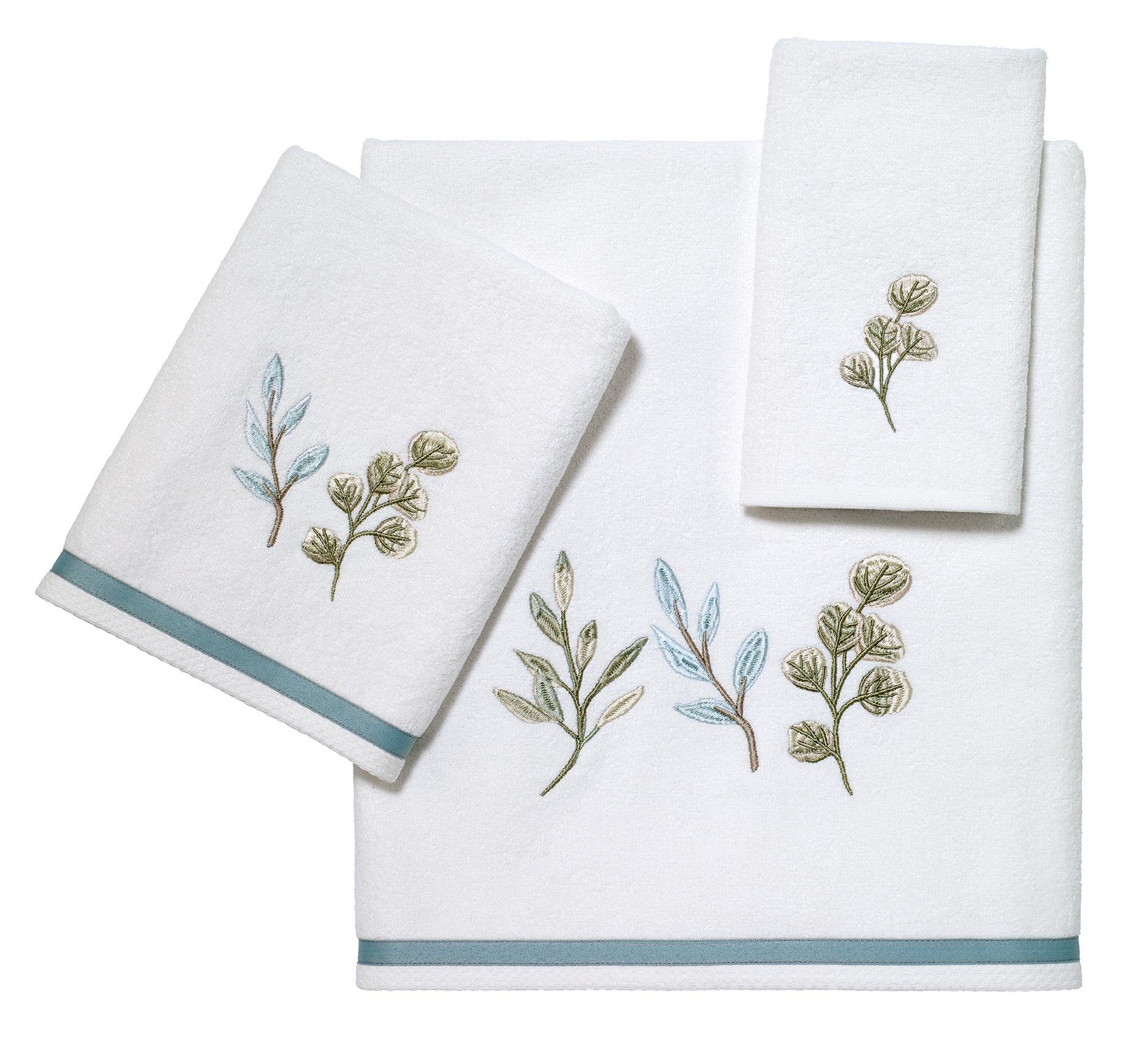 Ombre Leaves Towel Collection