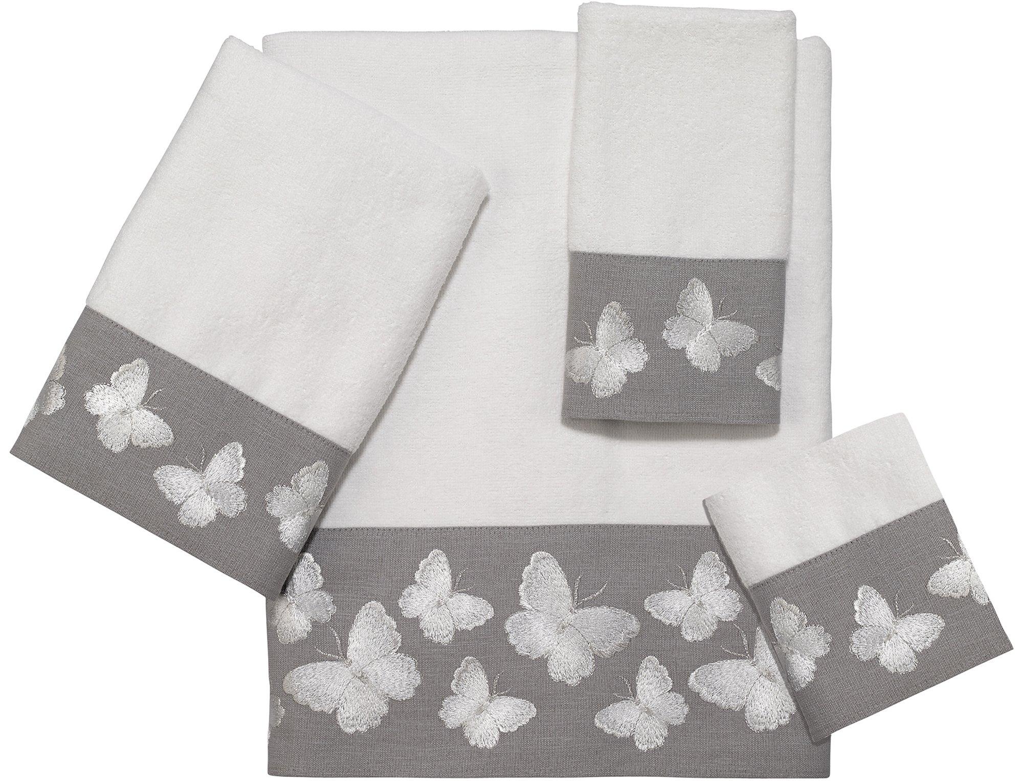 Avanti Yara White Towel Collection