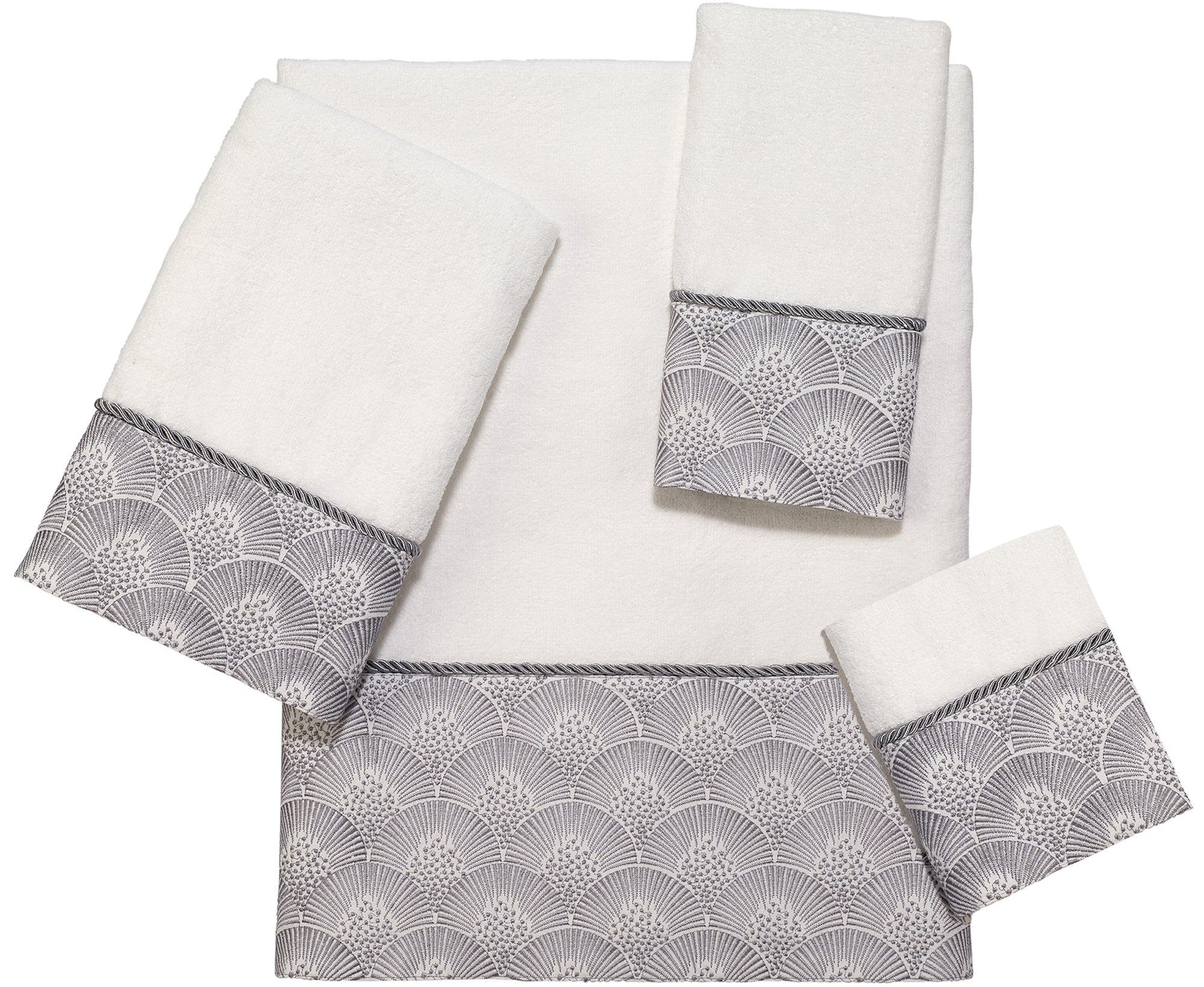 Avanti Deco Shell White Towel Collection