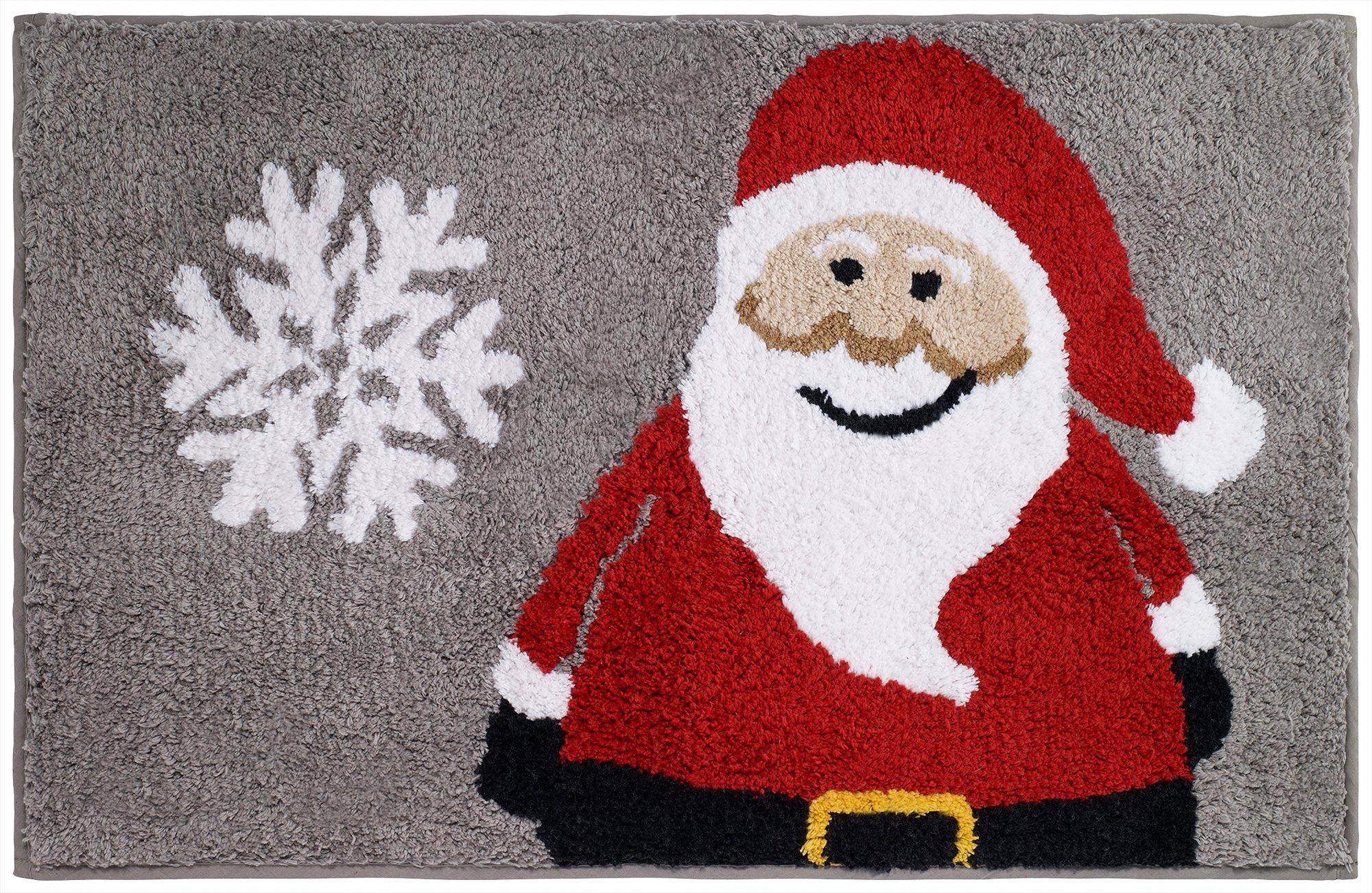Avanti Santa Christmas Bath Rug