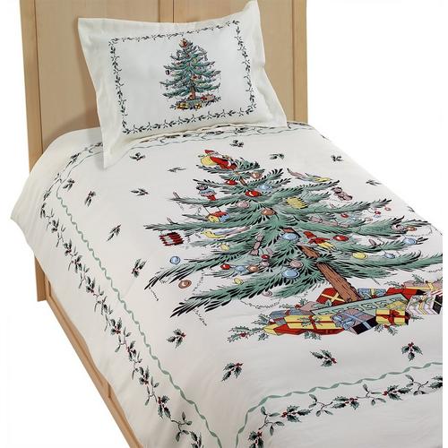 Avanti Spode Christmas Tree Comforter Set