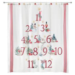 Holiday Countdown Shower Curtain