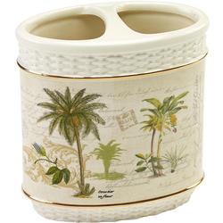 Colony Palm Toothbrush Holder