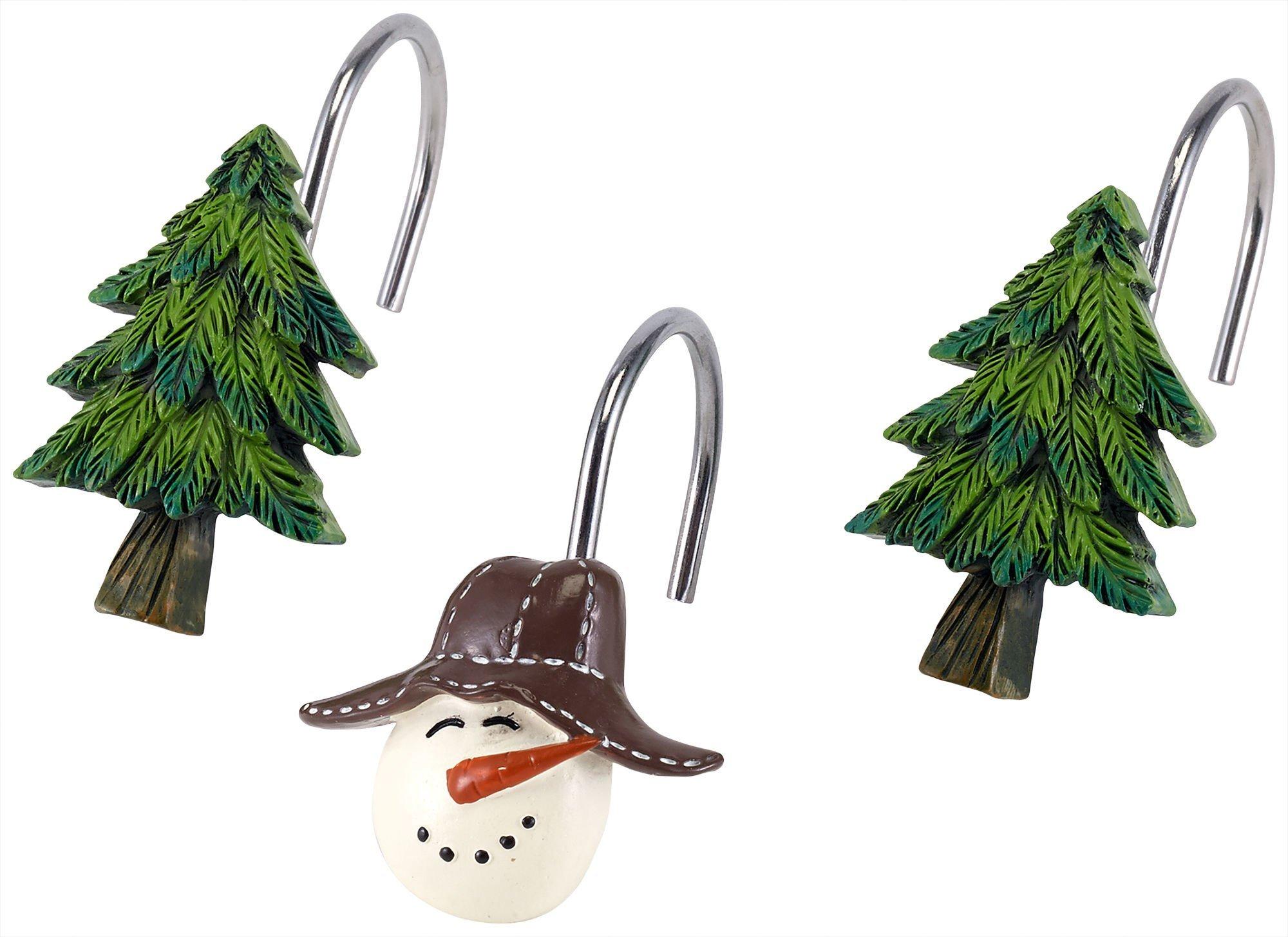 Avanti Snowman Gathering 12-pc. Shower Curtain Hooks