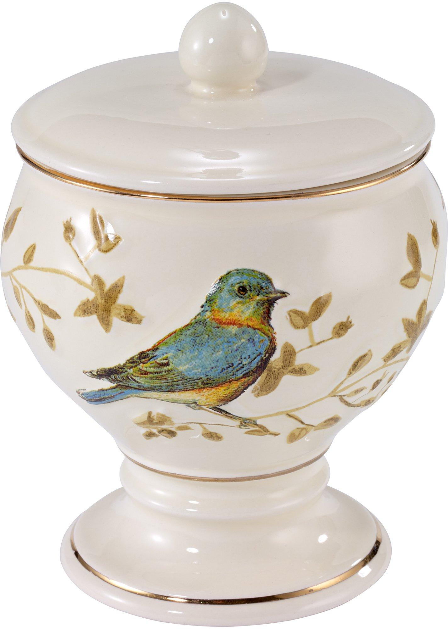 Avanti Gilded Birds Jar
