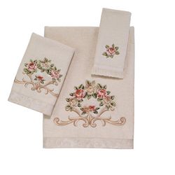 Avanti Rosefan Towel Collection