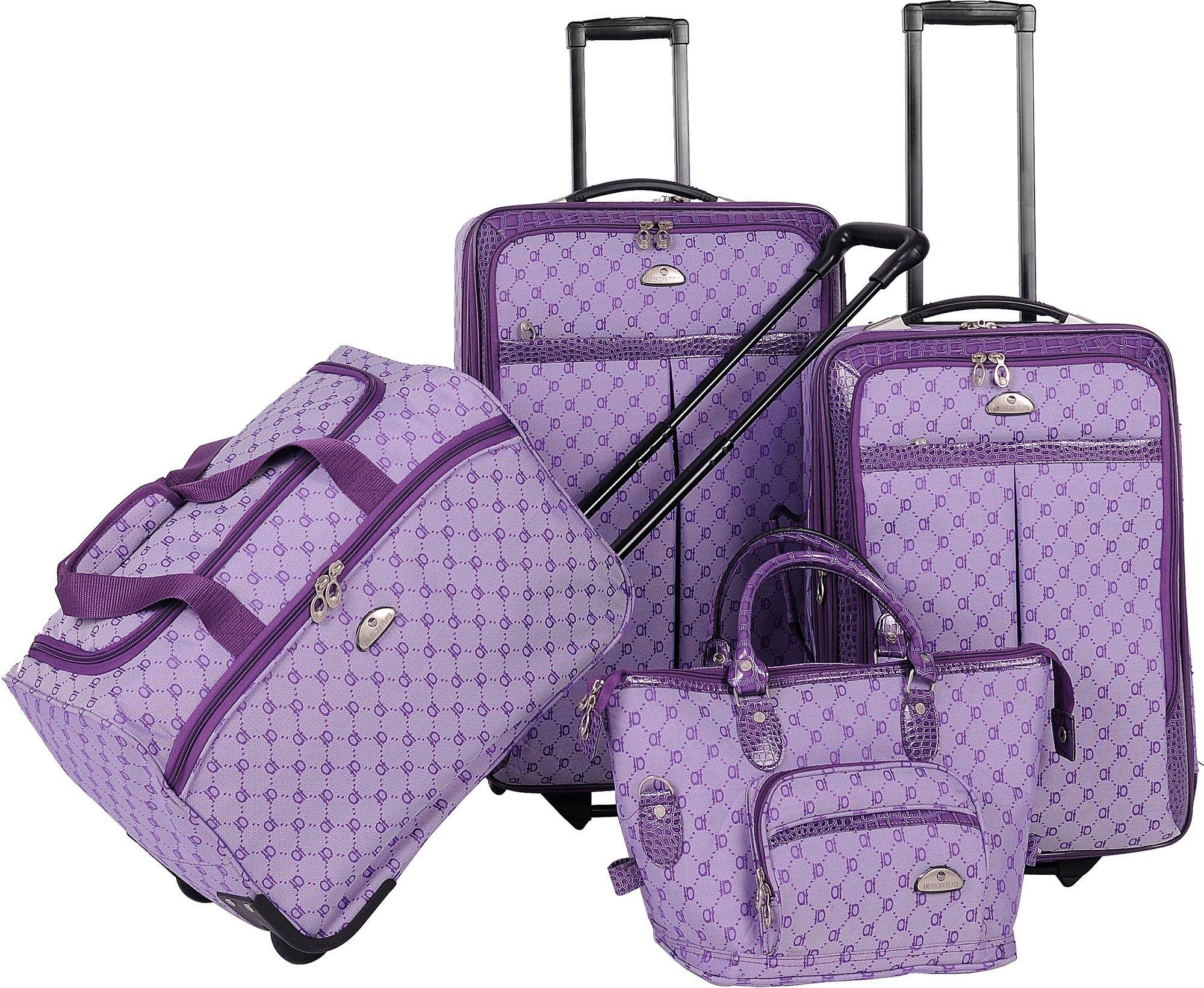 Photos - Suitcase / Backpack Cover American Flyer 4-pc. Signature Luggage Set 