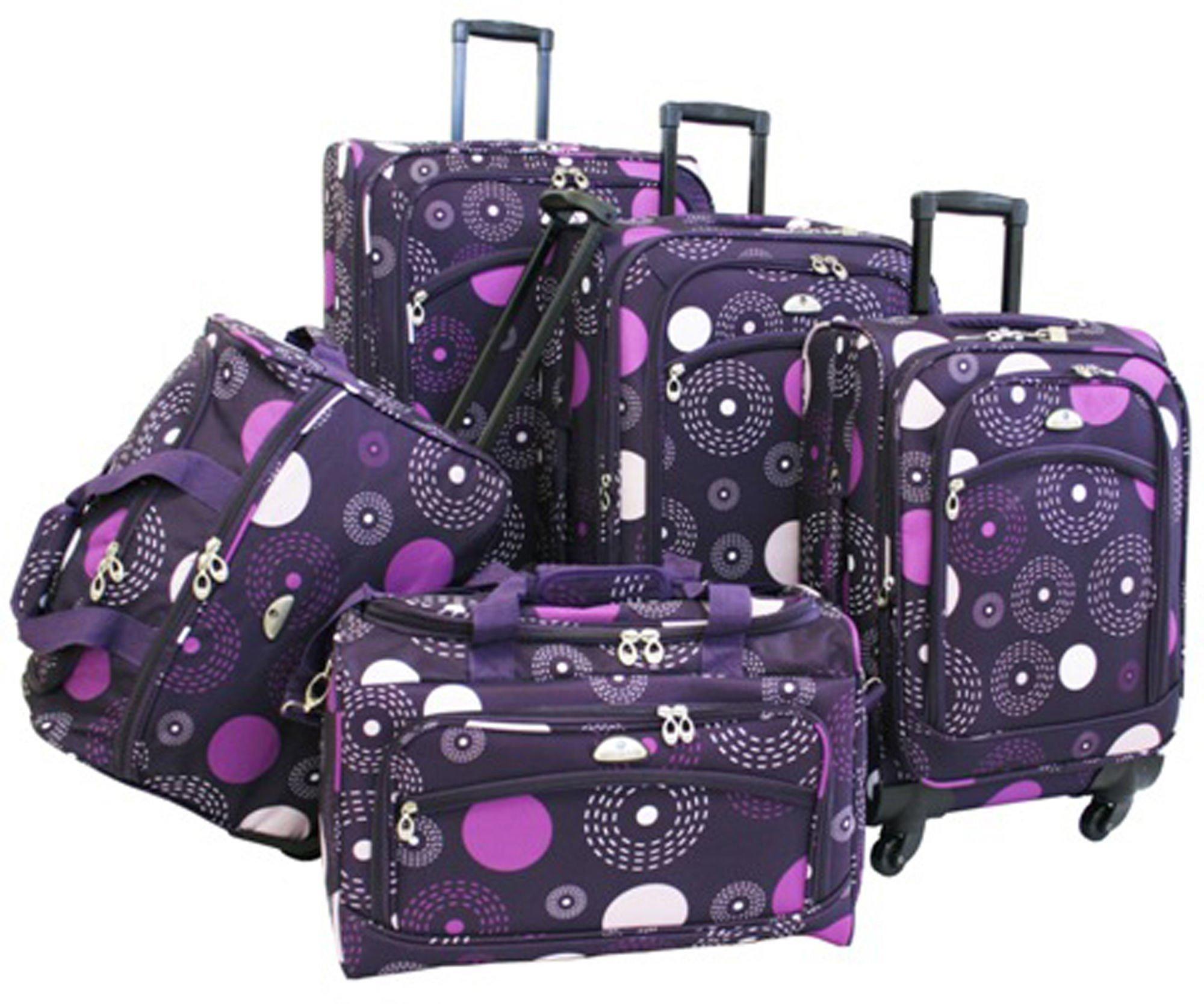 American Flyer 5-pc. Fireworks Spinner Luggage Set