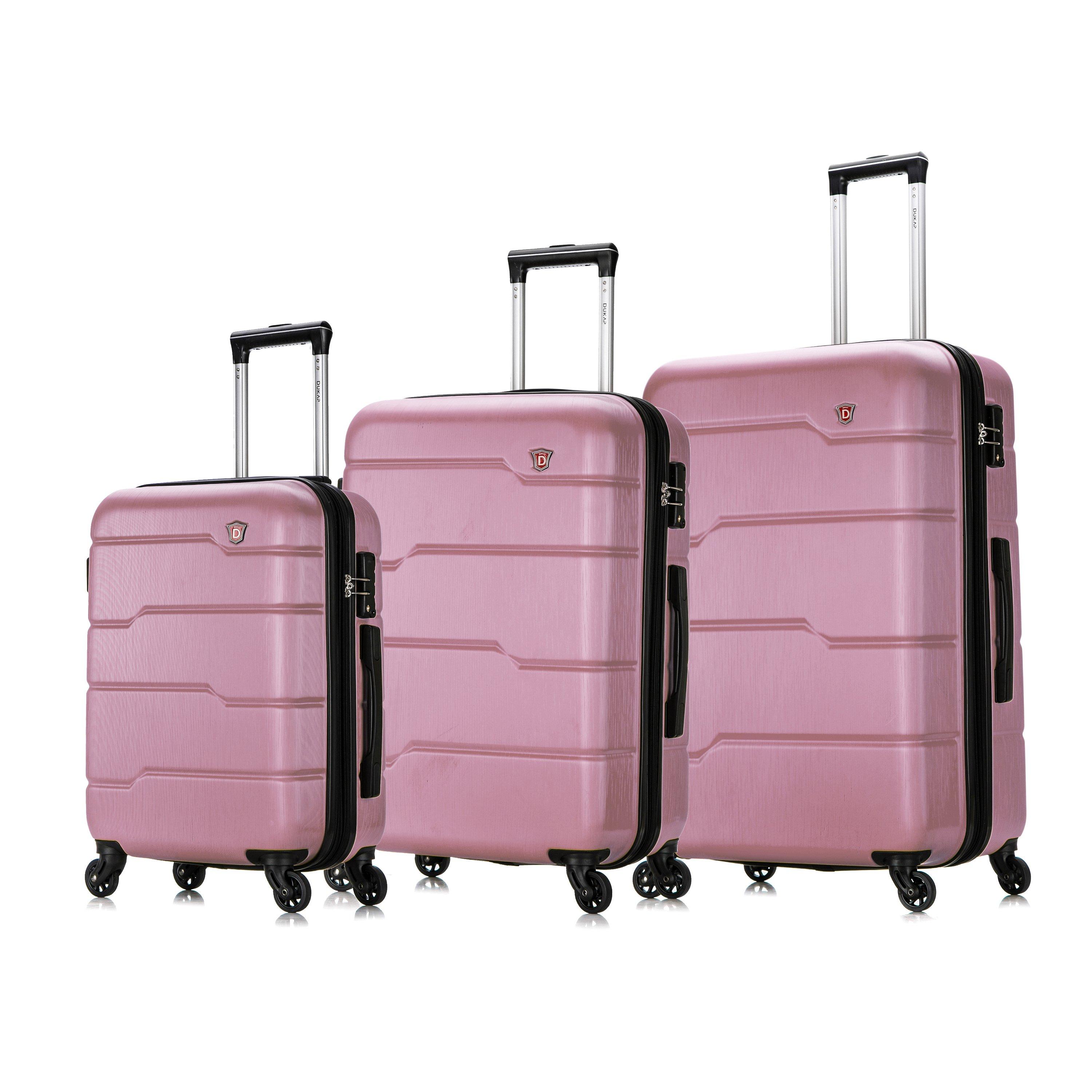 Photos - Suitcase / Backpack Cover Dukap Rodez Lightweight Hardside 3 pc Luggage Set 