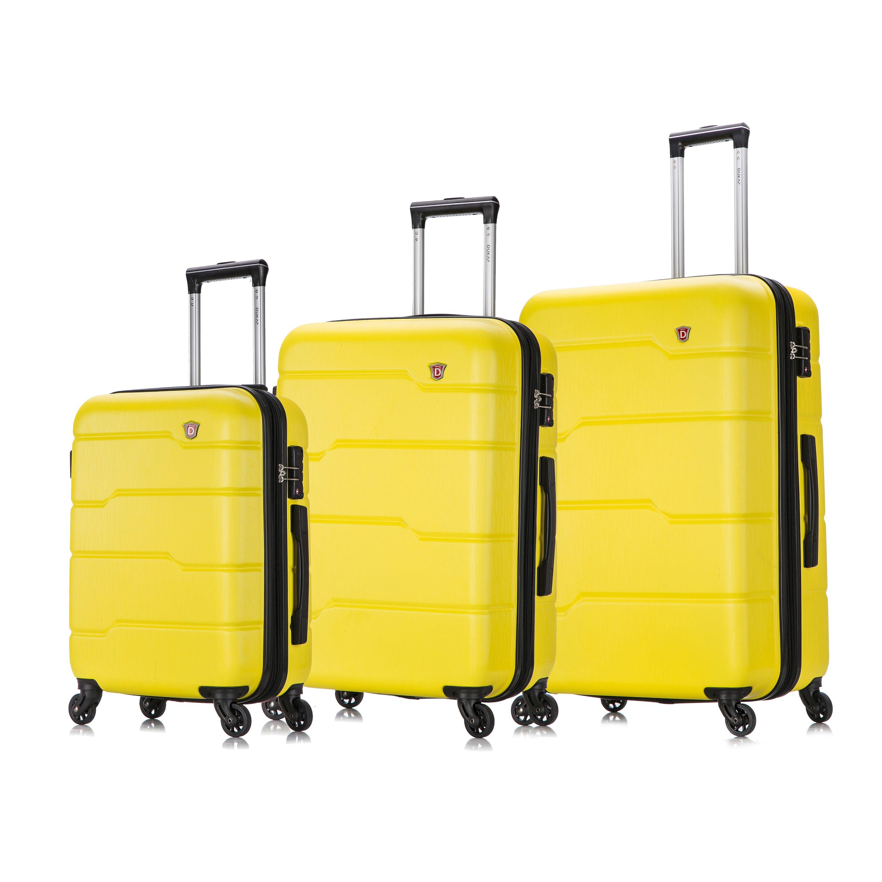 DUKAP Rodez Lightweight Hardside 3 pc Luggage Set