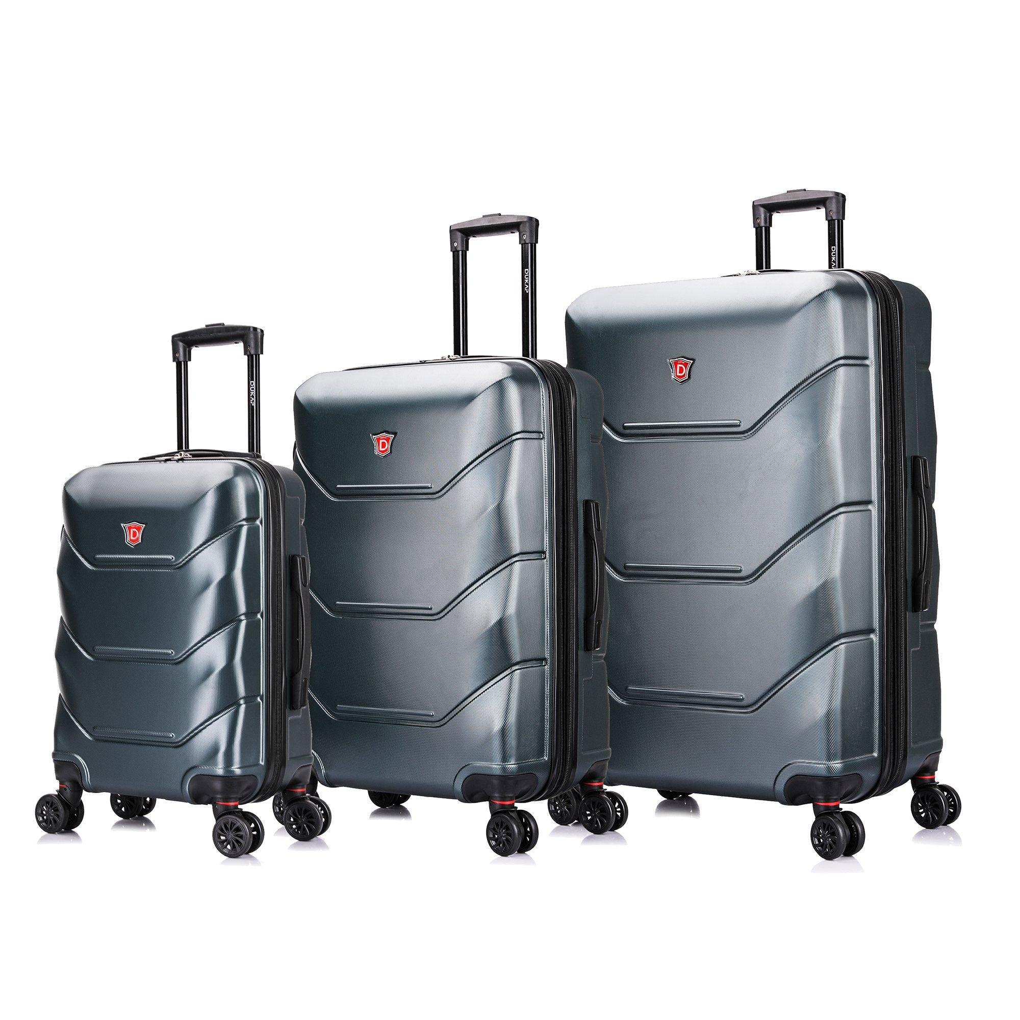 Photos - Suitcase / Backpack Cover Dukap Zonix Hardside Lightweight Spinner 3 pc Luggage Set 