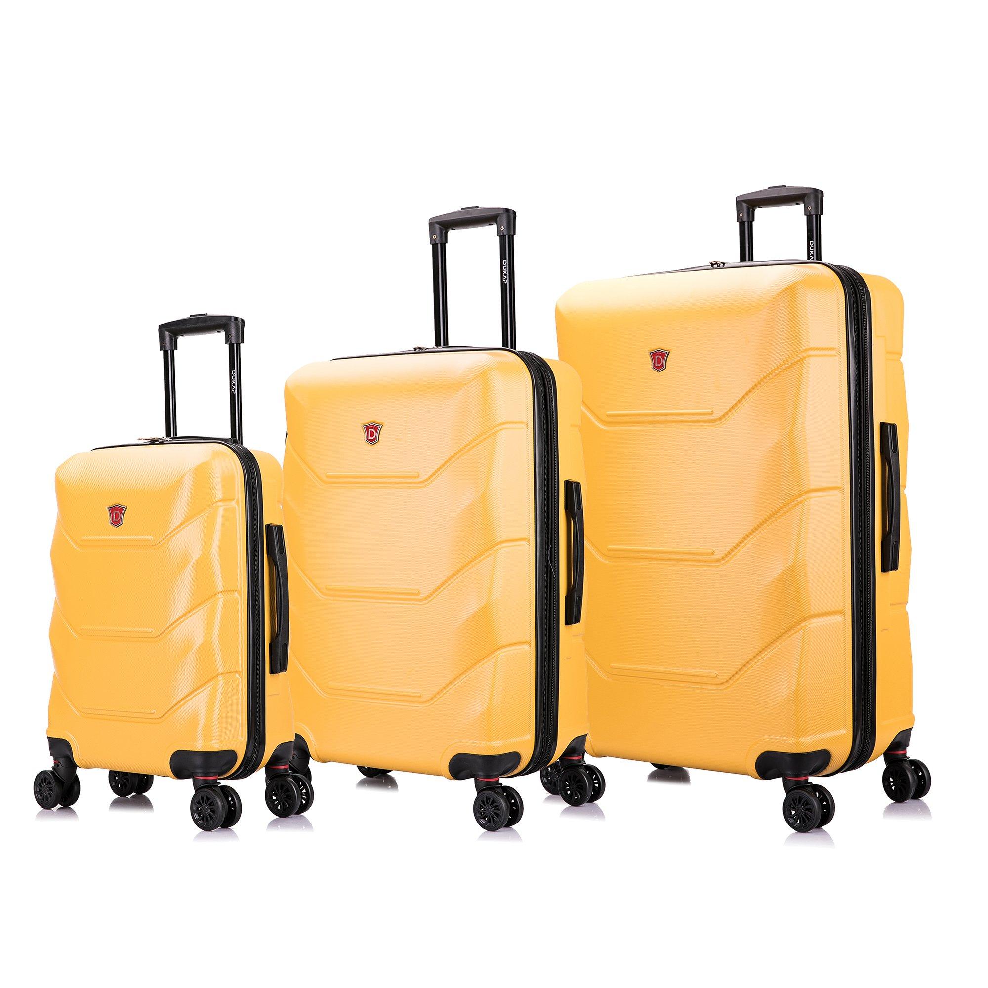 Photos - Suitcase / Backpack Cover Dukap Zonix Hardside Lightweight Spinner 3 pc Luggage Set 