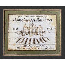 TIMELESS FRAMES 11x14 French Wine Label III Wall Art