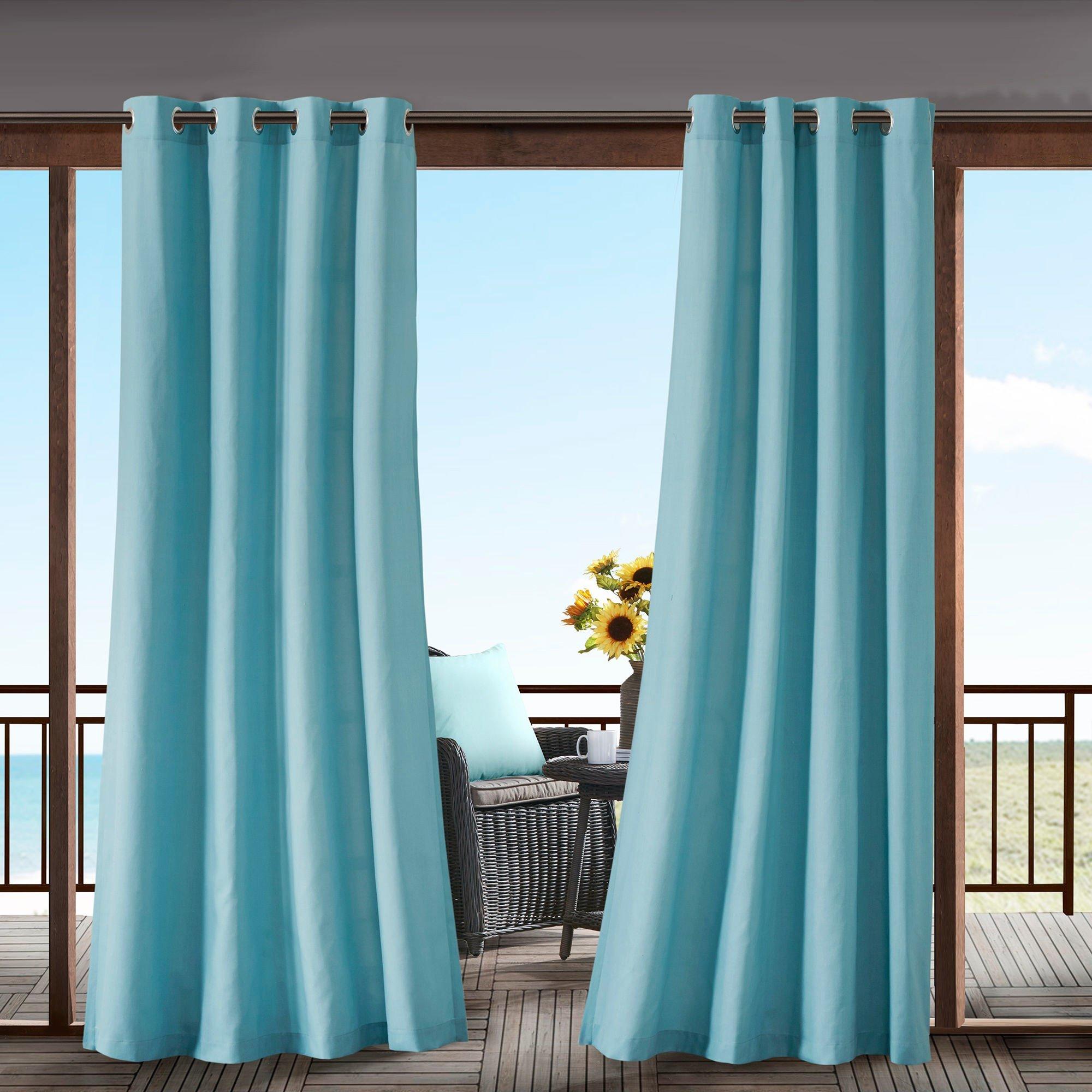 Ivory/Taupe CHD Home Textiles Camisiea Curtain Panel