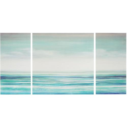 Madison Park Teal Tides 3-pc. Canvas Wall Art