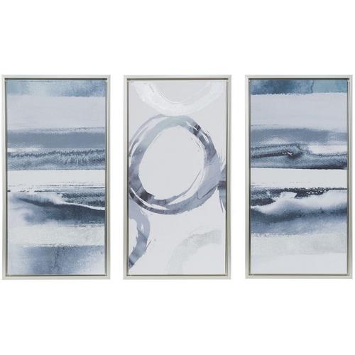 Madison Park Grey Surrounding 3-pc. Framed Canvas Wall