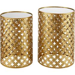 2-pc. Ellis Round Gold Nested Tables