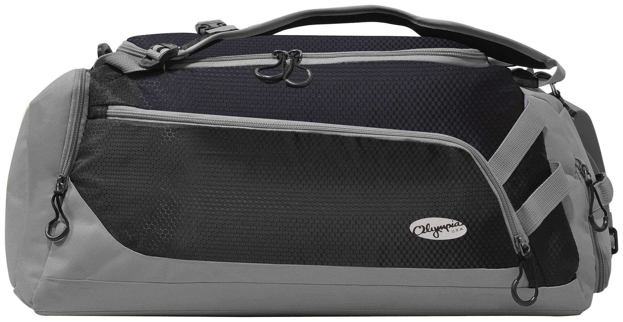 Photos - Travel Accessory Olympia Luggage Blitz Gym Duffel With Backpack Straps
