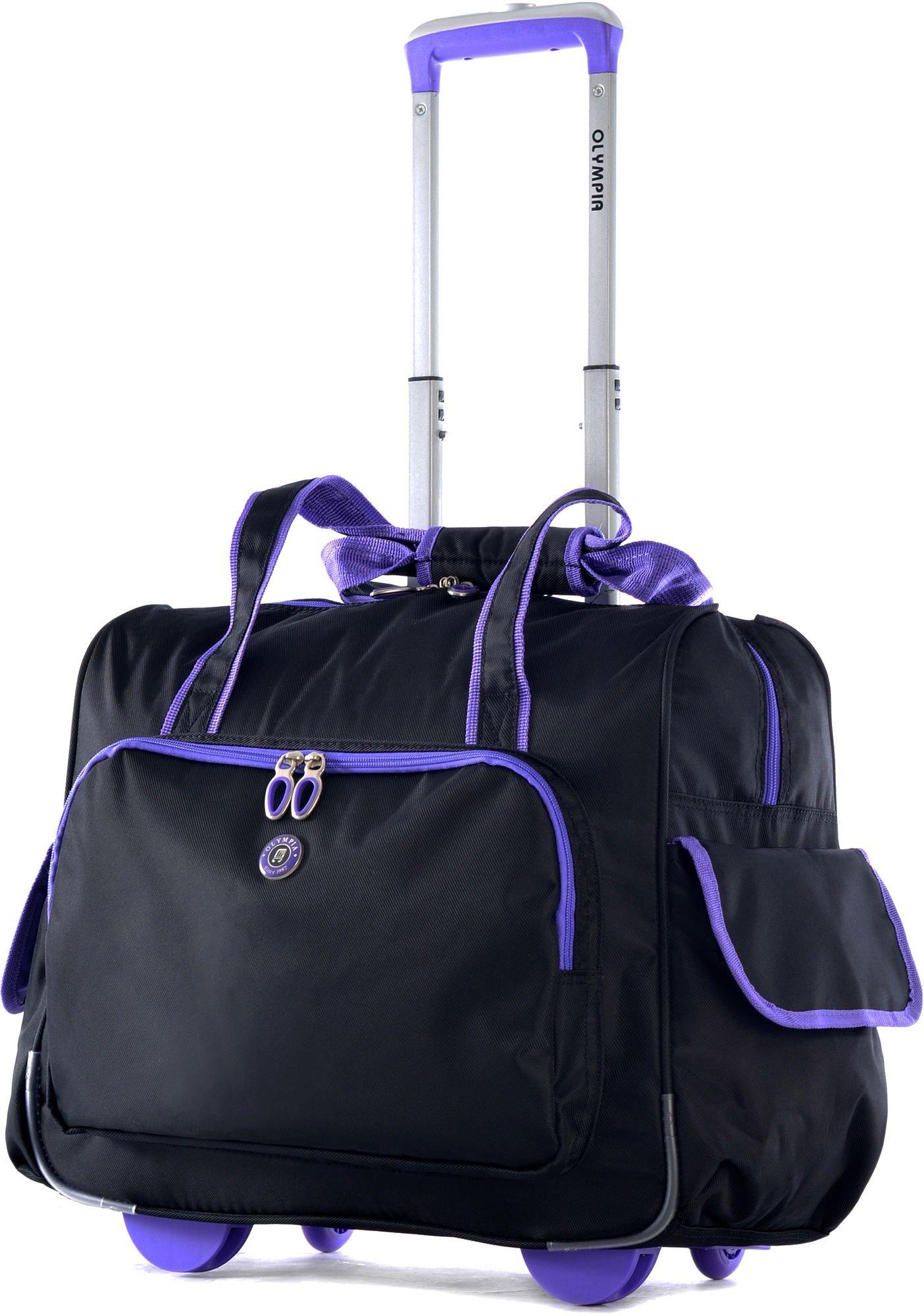 Olympia Luggage Rave Rolling Overnight Tote