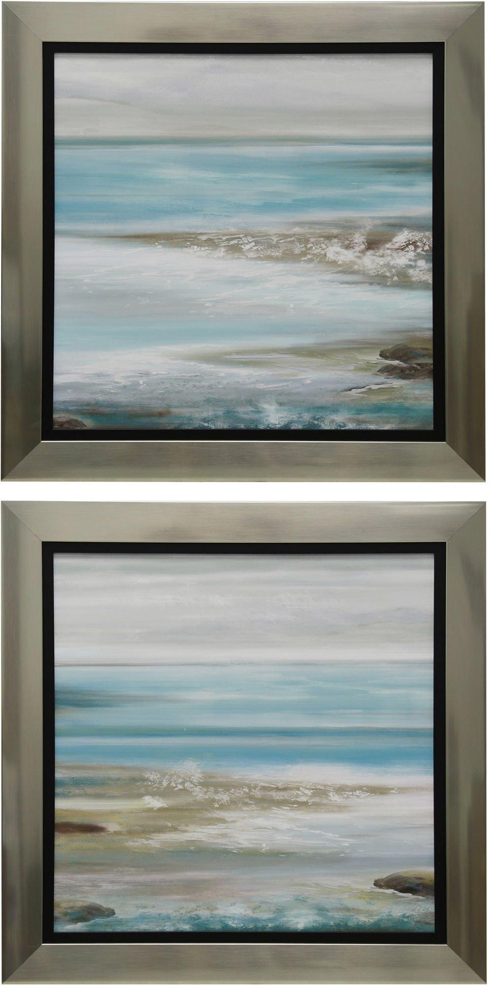 2-pc. Gel Coated Seashore Framed Art