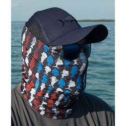 Flying Fisherman Mens Fish Flag Sunbandit Face Mask