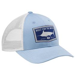 Mens Blue Marlin Patch Trucker Hat