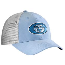 Mens Blue Water Camo Trucker Hat