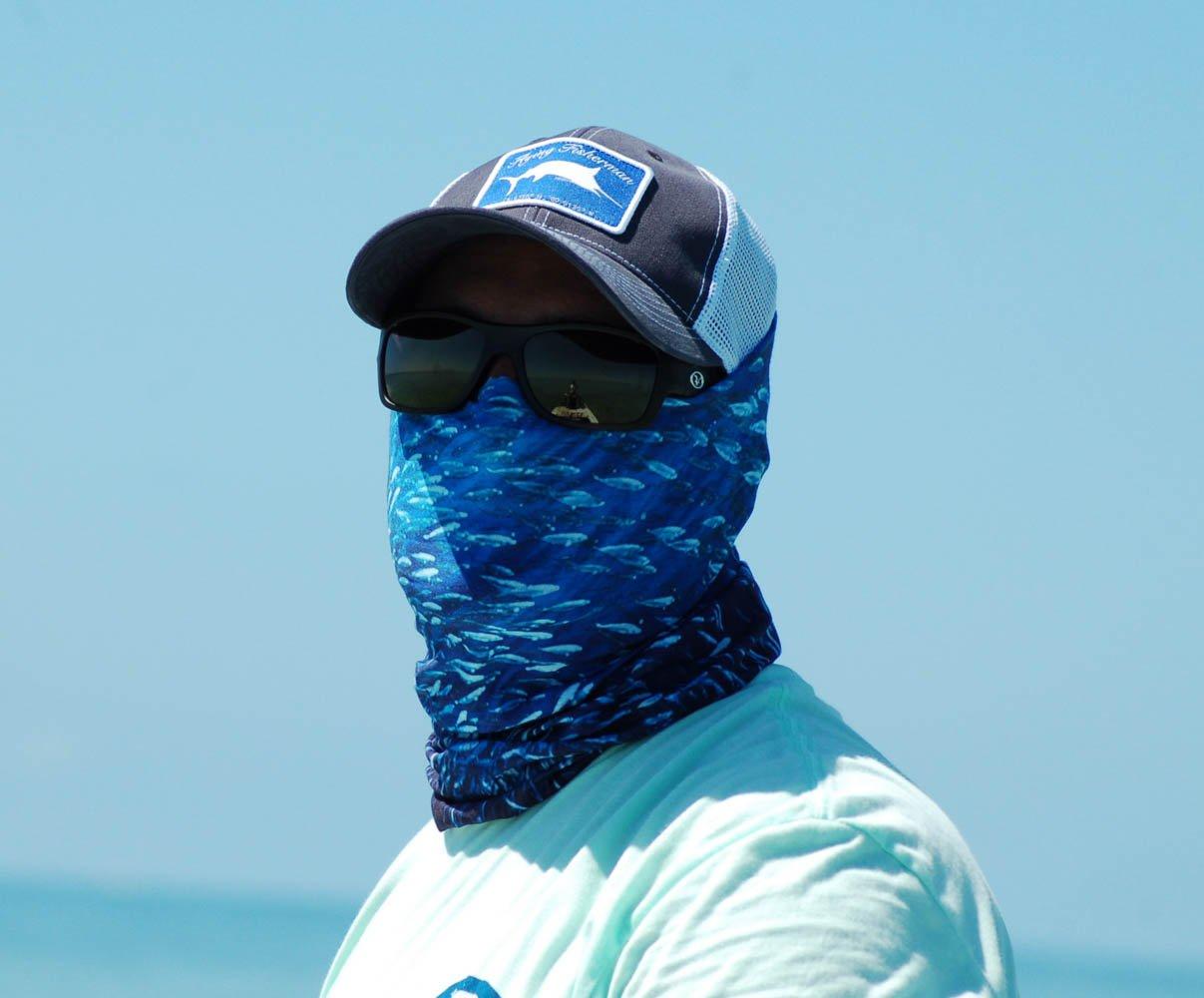 Flying Fisherman Mens Bait Ball Sunbandit Face Mask