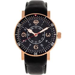 Shield Mens Gilliam Leather Band Watch