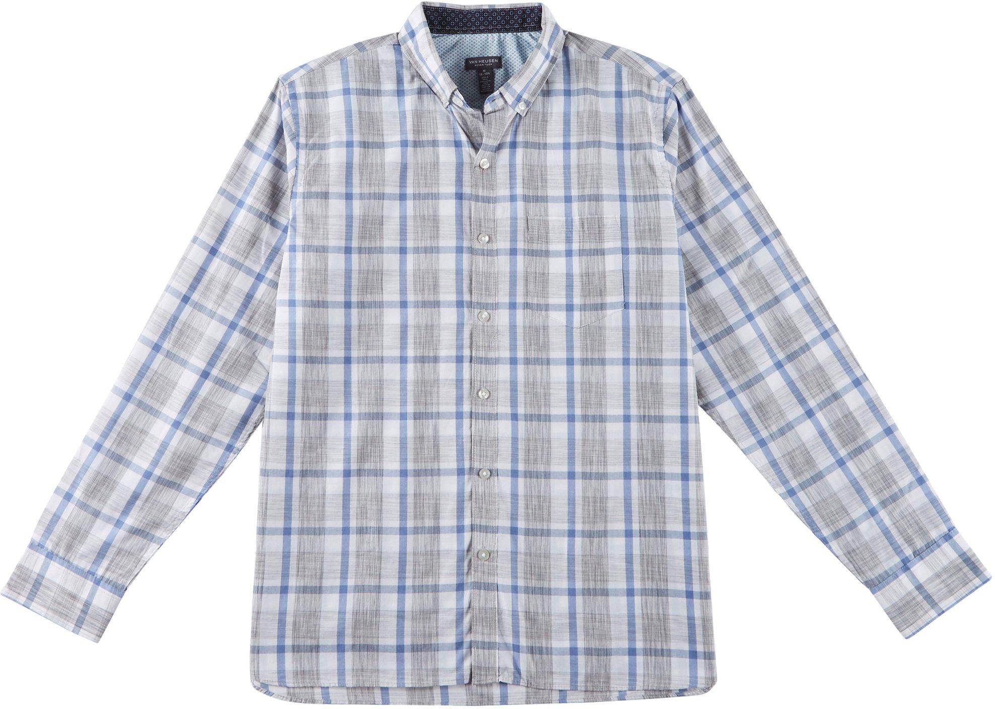 van heusen never tuck slim fit
