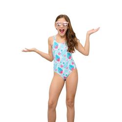 Little Girls Happy Hues One Piece Swimsuit